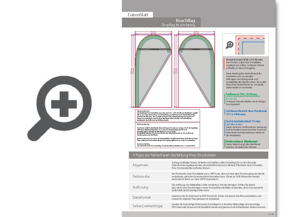 Product Bild beachflag_premium-drop_medium__4_4-farbig_bedruckt_inkl__gest__nge_und_erdspie___(80_cm_l__nge)