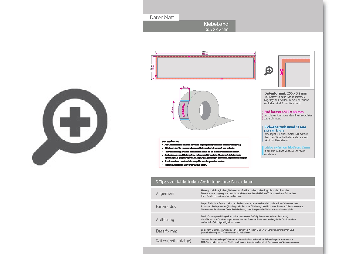 Product Bild klebeband_(breite_48mm_x_l__nge_60_m)__motivl__nge_251_2_x_48_mm__1-farbig_bedruckt