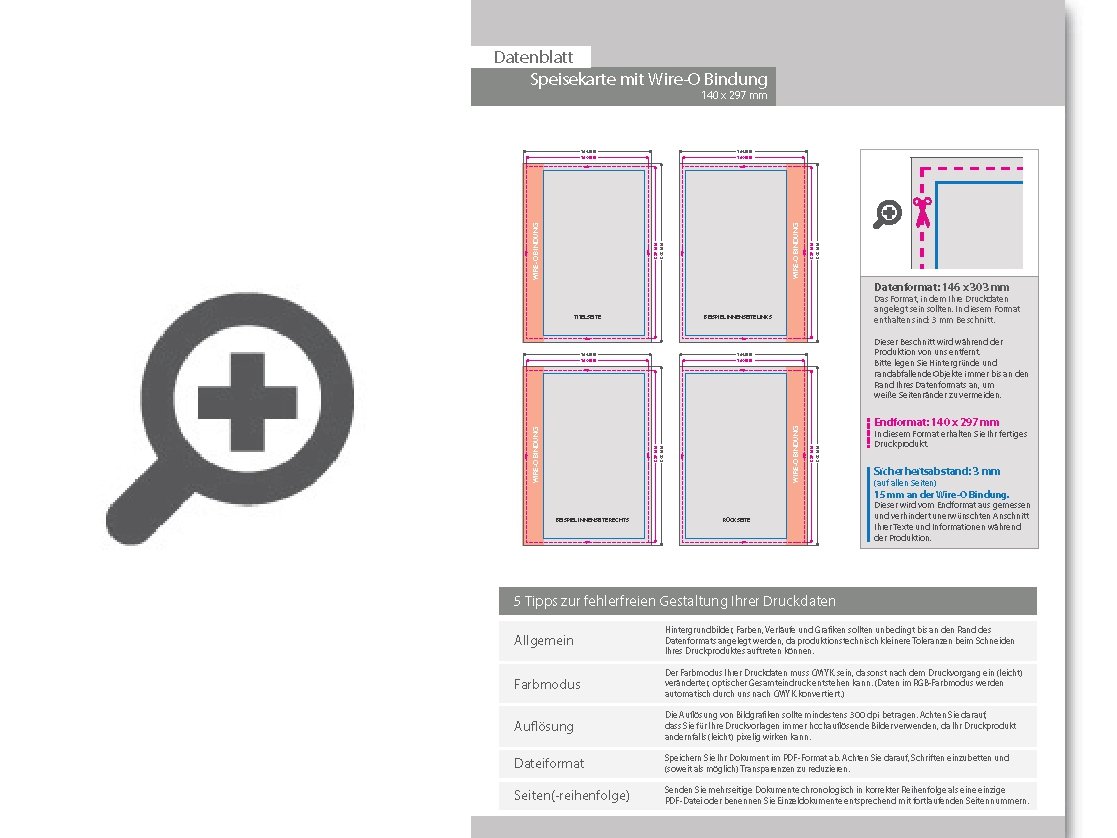 Product Bild speisekarte_mit_metall-spiralbindung__endformat_14_0_cm_x_29_7_cm__52-seitig