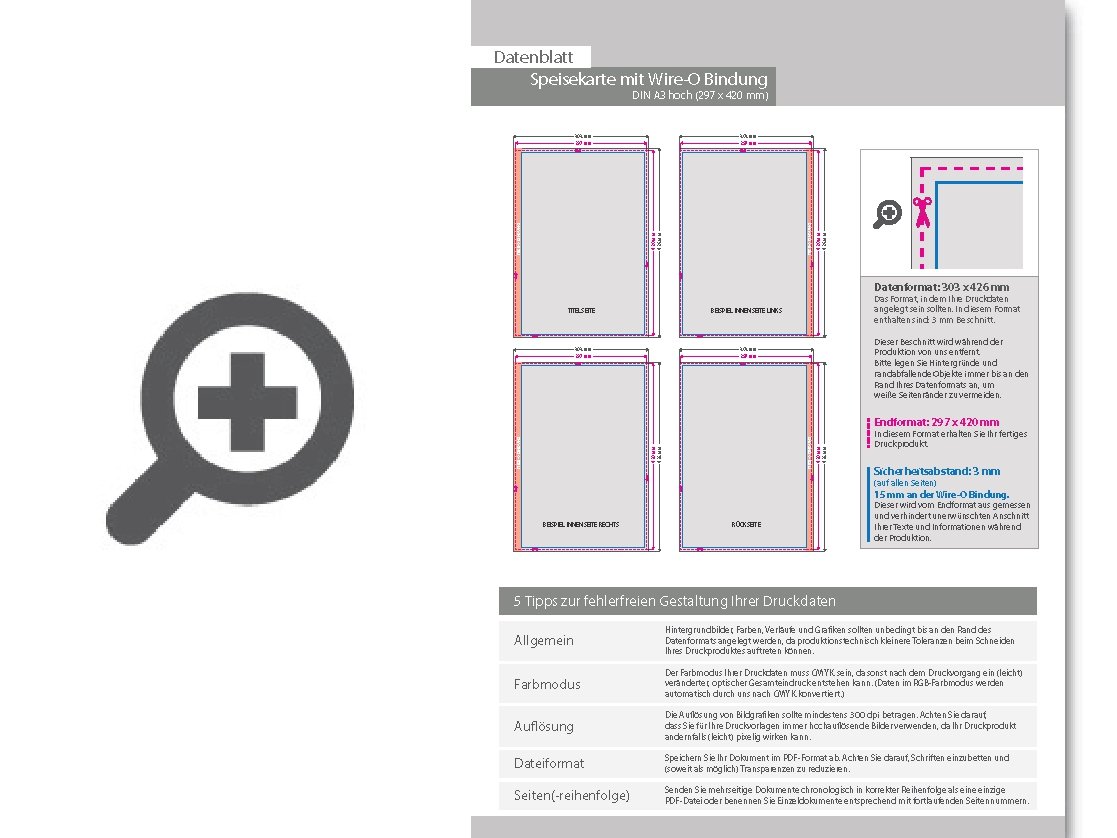 Product Bild speisekarte_mit_metall-spiralbindung__endformat_din_a3__44-seitig