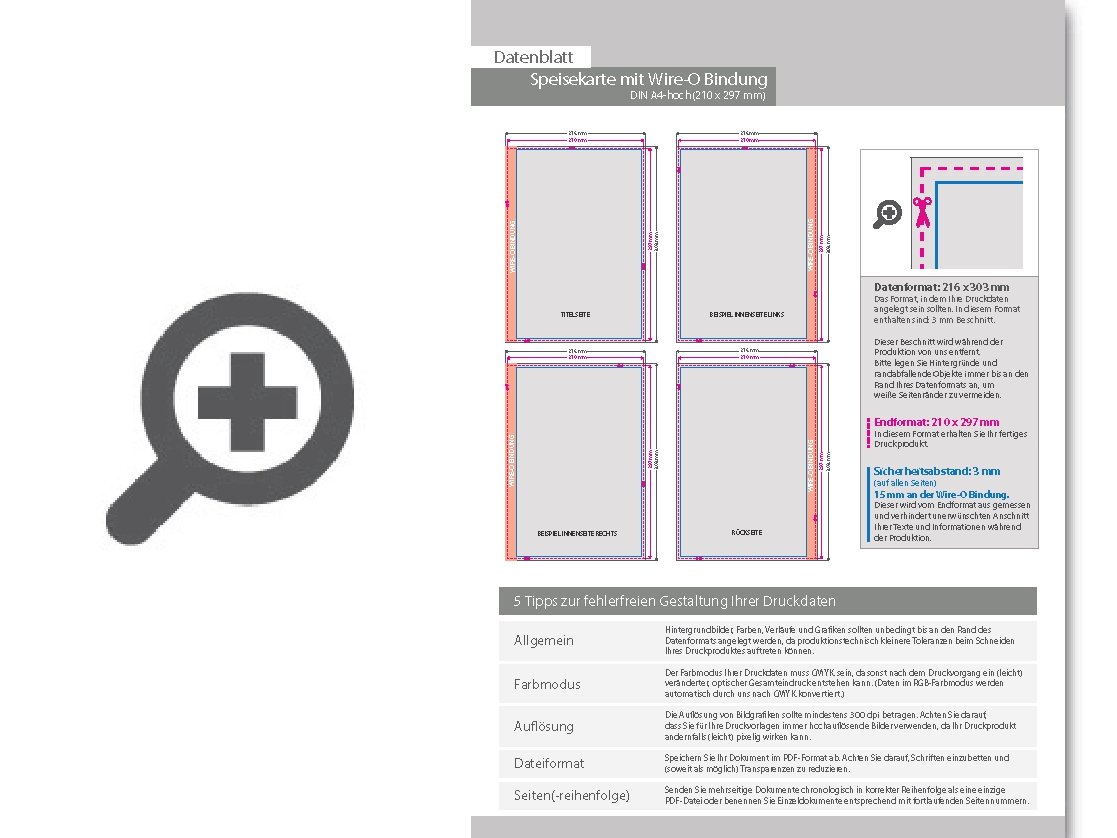 Product Bild speisekarte_mit_metall-spiralbindung__endformat_din_a4__60-seitig