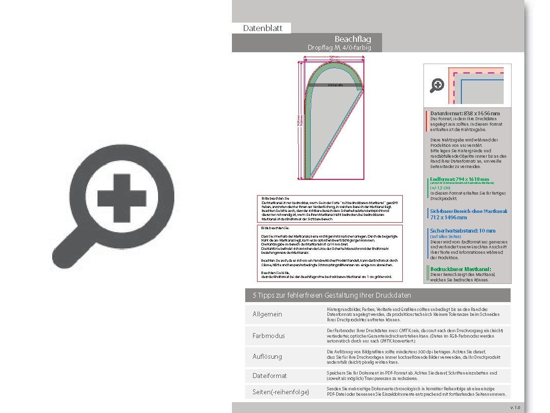 Product Bild beachflag_premium-drop_medium__4_0-farbig_bedruckt_inkl__gest__nge_und_6-kg-metallbodenplatte