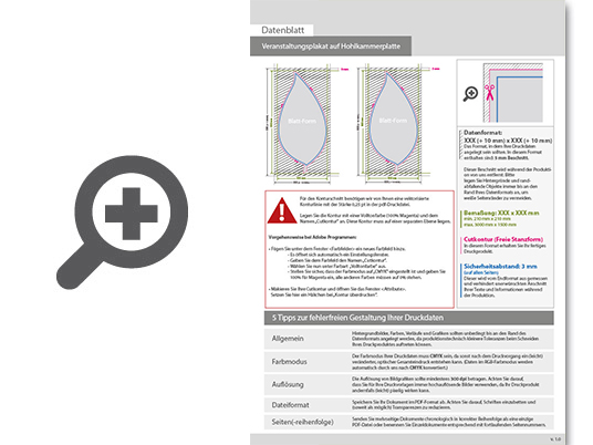 Product Bild veranstaltungsplakat_auf_hohlkammerplatte_in_blatt-form_konturgefr__st___beidseitig_4_4-farbig_bedruckt